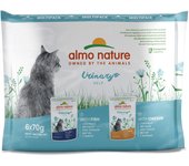 Almo Nature Holistic Urinary Help en bolsitas - Pack mixto 6 x 70 g: 3 x Pollo y 3 x Pescado