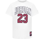 Camiseta jordan practice flight ss niño blanco