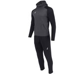 Chándal de fitness joluvi hood ran gris hombre
