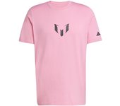 Camiseta de fútbol adidas messi n&n hombre rosa