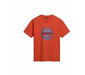 Camiseta napapijri s-bollo ss 1 naranja hombre