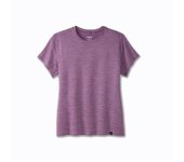 Camiseta de running brooks luxe mujer htr lila