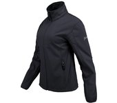 Chaqueta negra joluvi soft-shell mengali mujer