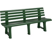Banco jardín Orquídea verde 145x49x74cm