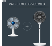 Rowenta Promo Pack Turbo Swift Silence Ventilador de pie + Turbo Silence Extreme Ventilador de mesa
