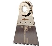 FEIN E-Cut precisión P HCS, Set 1 hoja de sierra 65x50 mm, Alojamiento Starlock Plus, Dentado Japan de doble hilera para todos los materiales derivados de la madera, placa de cartón-yeso y plásticos
