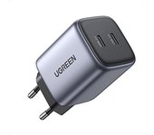 Ugreen Nexode Universal Negro, Gris Corriente alterna Carga rápida Interior
