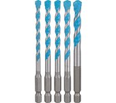 Bosch Professional 5 piezas Set de brocas Expert HEX-9 MultiConstruction (para Hormigón, Ø 5.5-8 mm, accesorios Taladro de impacto rotativo)