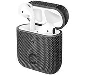 Cygnett tekview slim case para air pods 1 y 2 - gris / negro