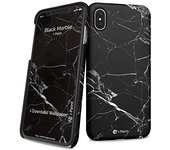 i-Paint - Carcasa rígida para iPhone X, diseño de mármol
