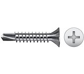Celo 939167504P - Tornillo Punta Broca Din 7504P Cabeza Avellanada Impronta Ph Diámetro 3,9X16 Mm Cincado, 500 Unidades