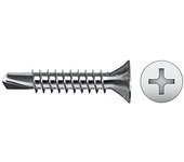 Celo 935197504P - Tornillo Punta Broca Din 7504P Cabeza Avellanada Impronta Ph Diámetro 3,5X19 Mm Cincado, 500 Unidades