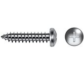 Celo 935197981 - Tornillo Rosca Chapa Din 7981 Cabeza Alomada Impronta Ph Diámetro 3,5X19 Mm Cincado, 500 Unidades