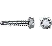 Celo 935197504K - Tornillo Punta Broca Din 7504K Cabeza Hexagonal Diámetro 3,5X19 Mm Cincado, 500 Unidades