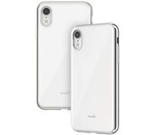 Moshi iGlaze funda para teléfono móvil Bumper Plata, Blanco