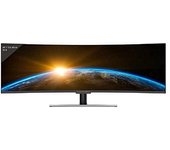 LC-Power LC-M49-DFHD-144-C-Q LED display 124,5 cm (49") 3840 x 1080 Pixeles UltraWide Full HD QLED Negro
