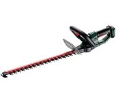 metabo Cortasetos a batería HS 18 LTX 65 - 601719850 - 18 V - Ligera y silenciosa - Tijera eléctrica para setos y arbustos - sin batería ni Cargador, Color Negro