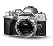 Kit de cámara del Sistema Micro Four Thirds Olympus OM-D E-M10 Mark IV, Sensor de 20 Mpx, Visor electrónico, vídeo 4K, Wi-Fi, Plata, Incluye el M.Zuiko Digital ED 14-42mm F3.5-5.6 EZ Pancake Plata