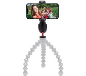 JOBY Soporte GripTight Pro 3, Abrazadera para Móvil Compatible con iPhone y Android, Abrazadera para Smartphone con 2 Zapatas Frías, Rotación de 360°, Negro