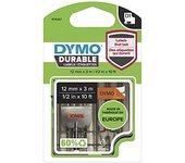 DYMO D1 - Etiquetas Durable - negro sobre naranja - 12mm x 3m