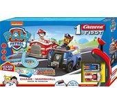 Carrera 20063032 FIRST PAW Patrol N' Rescue Slot Car Race Track Set Patrulla Canina, solo, multicolor, 3,5 meters