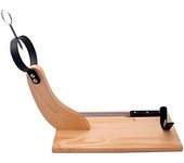 EDM 76557 Jamonero Premium con Cuchillo Incluido, Marrón, 38 x 18.5 x 40 Cm