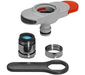 Gardena 18210-20 accesorio para manguera Conector para grifo Negro, Cromo, Gris 1 pieza(s)
