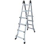 Escalera MULTIFUNCION TELESCOPICA 2X4+4 PELDAÑOS EN131-4 EDM