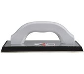 RUBI 10607 | Llana de Goma para Juntas Pro con Mango Ergonómico en Plástico | Diferentes Durezas | Lámina de Caucho Blanco Resistente a la Abrasión | Medidas: 22,5 x 10 x 1,5 cm
