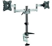 LogiLink BP0077 soporte para monitor 68,6 cm (27") Negro, Acero inoxidable Escritorio