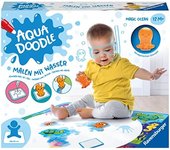Ravensburger 4568 Aquadoodle Ocean Descubrimiento sin Manchas con Agua-Juego de Sellos con Alfombrilla de Tela mágica para bebés a Partir de 12 Meses, Talla única, 48 x 48 x 0.2 cm (04568)