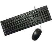 Flytech HK-616 + HM-81 teclado Ratón incluido USB Español Negro