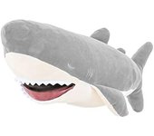 Nemu Nemu Animals Nemu Animals-J60 15 Trousselier 6292276-Peluche Zap, extrasuave y Acogedor, diseño en Japón, con Compartimento para la Mano, L, 53 cm, Color tiburón, tamaño Grande (J6015)