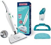 Leifheit Mopa a vapor CleanTenso Power 2.0 contra bacterias y gérmenes, limpiador de vapor de calentamiento rápido, limpiasuelos con regulación gradual