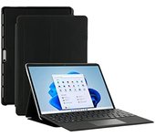 Mobilis Funda Ecológica para Microsoft Surface Pro 8, Carcasa Delgada con Soporte Ajustable, Negro