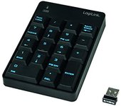 LogiLink ID0120 teclado numérico Portátil RF inalámbrico Negro