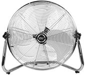 Ventilador industrial de suelo negro potencia: 45w aspas: ø30x41cm edm