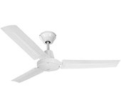 Ventilador de techo modelo industrial blanco potencia: 60w aspas: ø140cm con controlador de pared edm