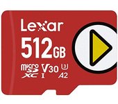 Lexar MicroSDXC Card 512GB Play 1066x UHS-I U3 up to 150MB/s