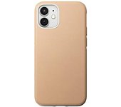 Nomad Rugged Phone Case for iPhone 12 Mini - MagSafe Compatible, 10ft. Drop Protection, Horween Leather - Natural
