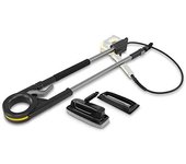 Kärcher Lanza telescópica TLA 4 para limpiar superficies de hasta 5 metros de altura, compatible con las hidrolimpiadoras K2 a K7 de Kärcher , incluye accesorio para limpieza de fachadas y cristales