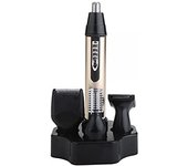 Conjunto cortador de vello facial a pilas con accesorios ø2x13,3cm edm