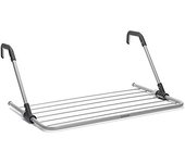 Brabantia Radiator Airer and Hanging Drying Rack - Metallic Grey