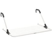 Brabantia - Tendedero para Colgar - Optimiza el Espacio - Brazos Plegables - para Puertas estrechas - con Cierre Inteligente - Sencillo de Instalar - Blanco - 4.5m
