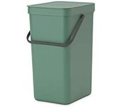 Brabantia Sort & Go 16L - Contenedor de Basura - Plástico - Gris Oscuro