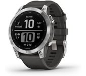 Garmin fenix 7 3,3 cm (1.3") MIP 47 mm Digital 260 x 260 Pixeles Pantalla táctil Plata Wifi GPS (satélite)