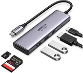 UGREEN Hub USB C HDMI 4K 60Hz Adaptador Tipo C Lector Tarjetas SD TF PD 100W Compatible con Macbook Air Pro, XPS 13, iPad Steam Deck, Galaxy S24