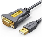 Ugreen 20210 cable de serie Negro 1 m USB 2.0 RS-232