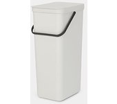 Brabantia Sort & Go 40 L Rectangular Plástico Gris claro