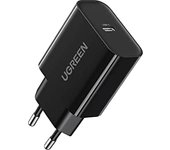 Ugreen 10191 cargador de dispositivo móvil Universal Negro Corriente alterna Carga rápida Interior